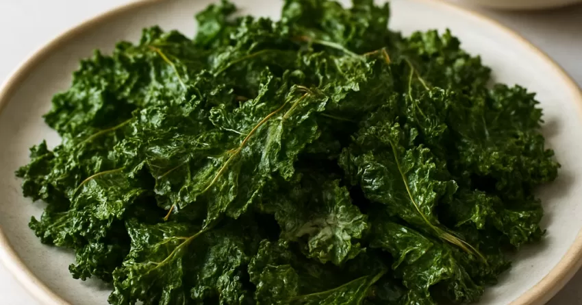 Chips de couve assada