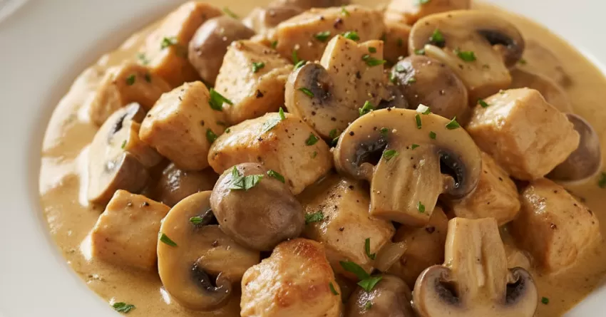 Molho de Frango e Champignon