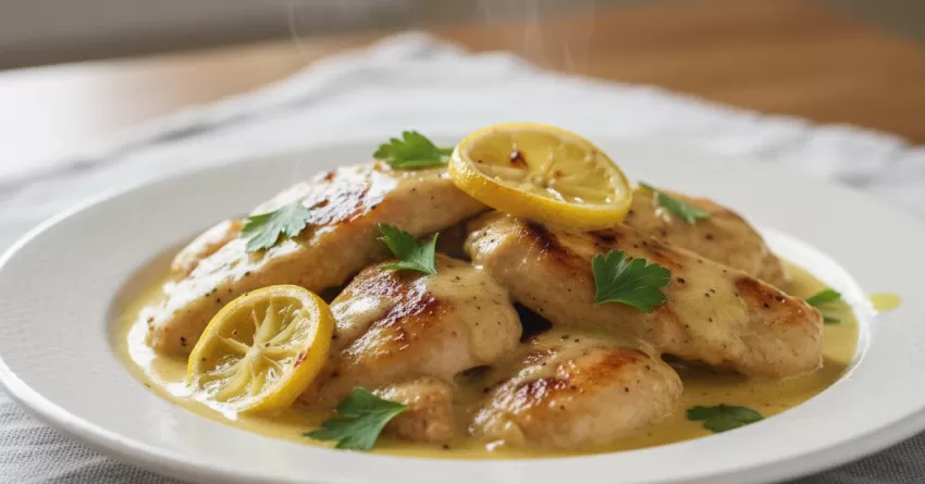 Molho de Frango com Limão