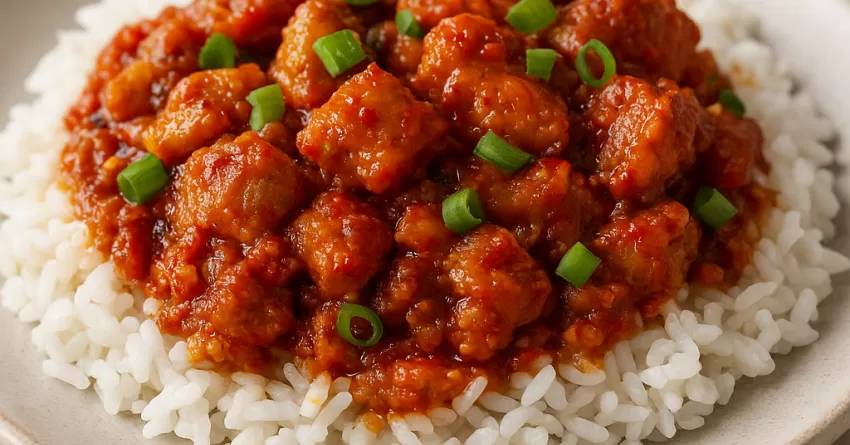 Molho Picante com Carne de Porco