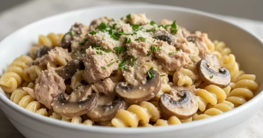 Molho Cremoso de Atum e Champignon